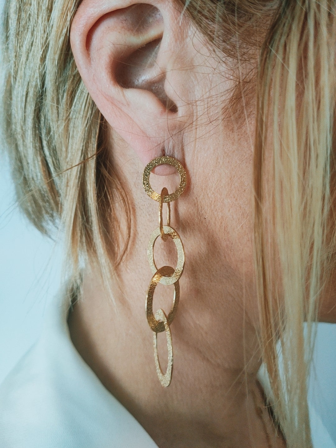 Pendientes Júpiter dorado