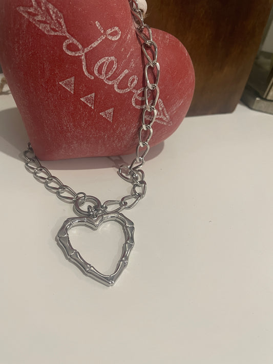 Collar Misu plateado
